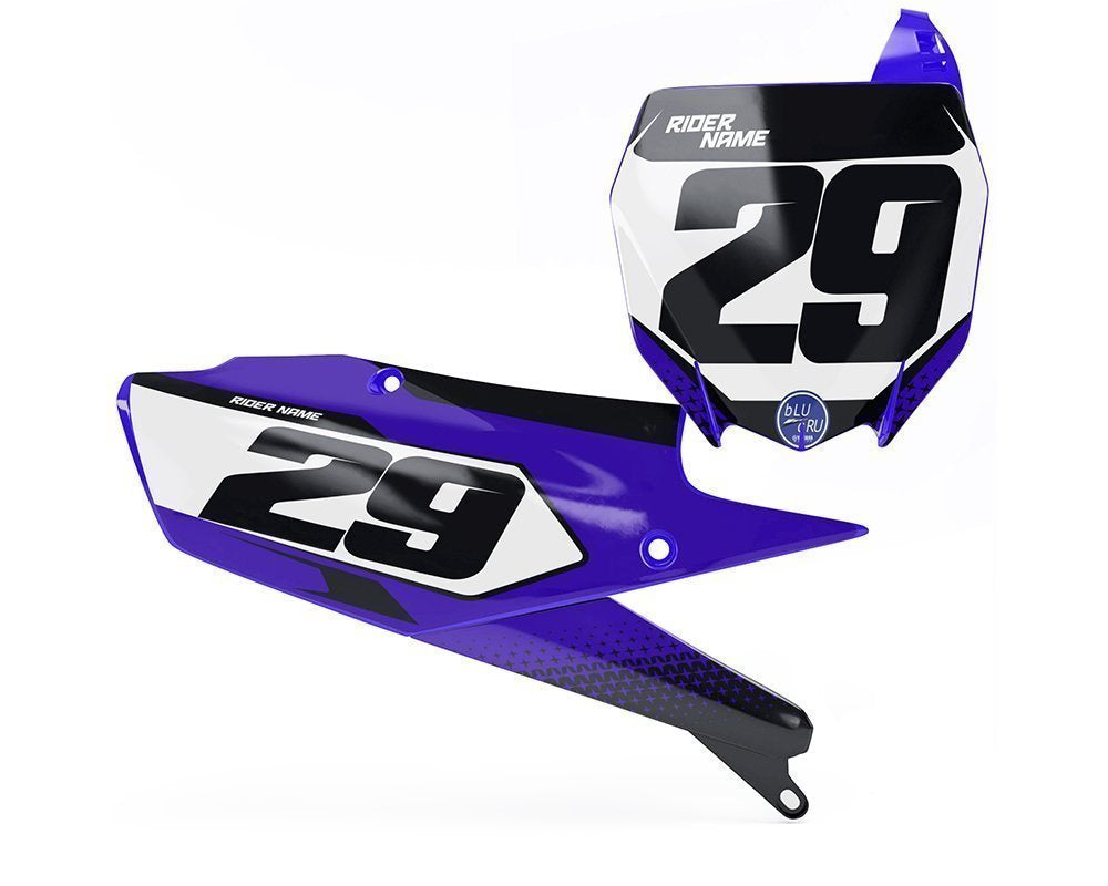 Custom Yamaha Number Plate Decals