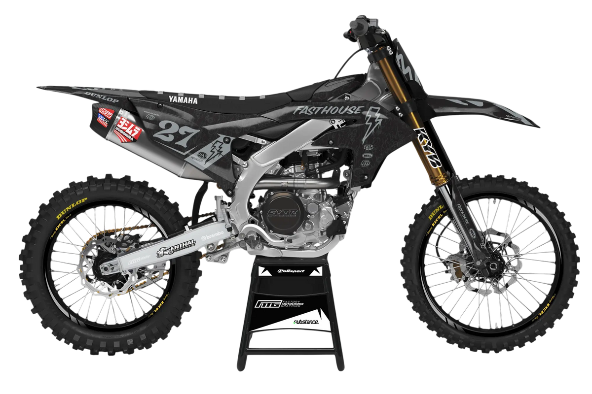 YAMAHA FASTHOUSE doodle Black V1 GRAPHICS KIT.