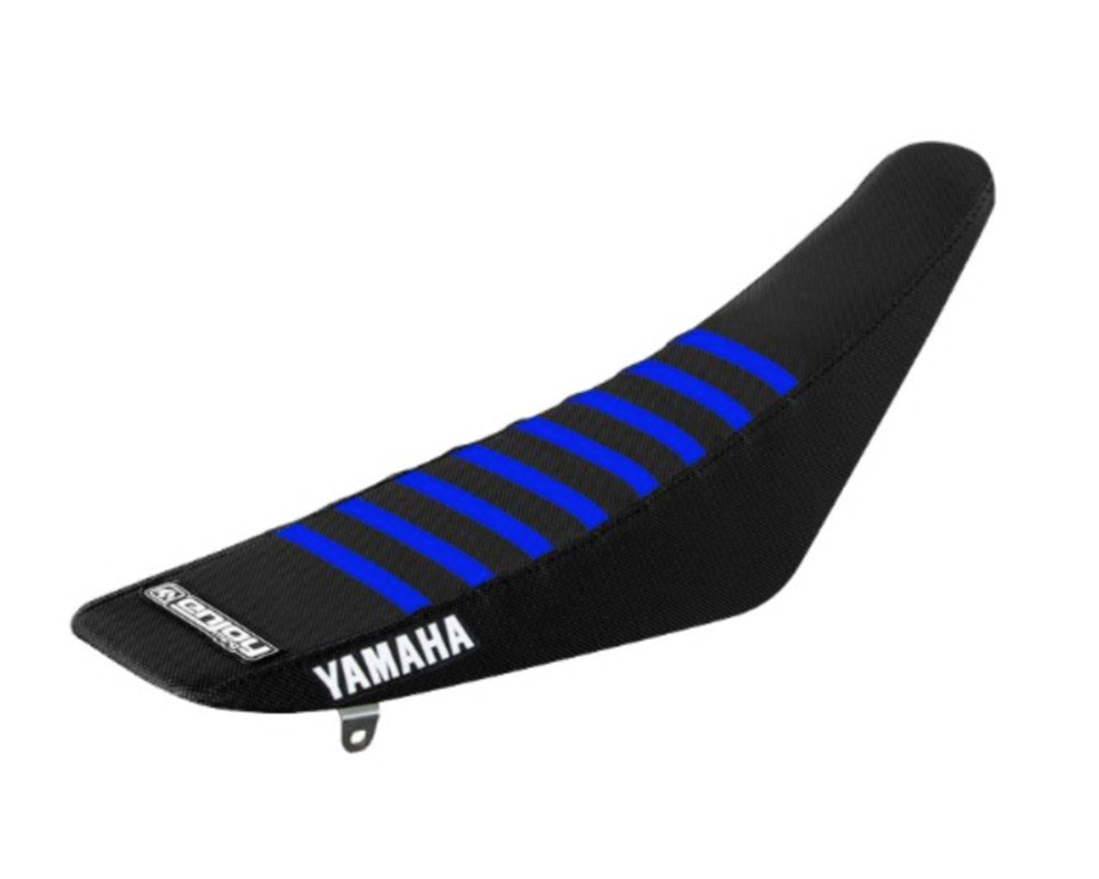 Enjoy Manufacturing Yamaha Seat Cover YZF 250 2014 - 2018 YZF 450 14 - 2017 Ribbed, Black / Red main image 0