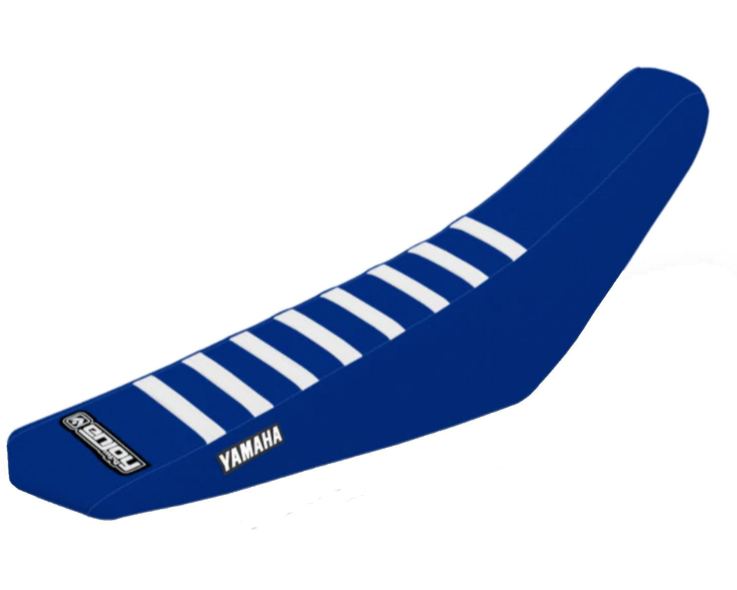 Enjoy Yamaha Blue White Rib Seat Cover