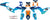 KTM SX / SXF Blue TLD Graphics Kit
