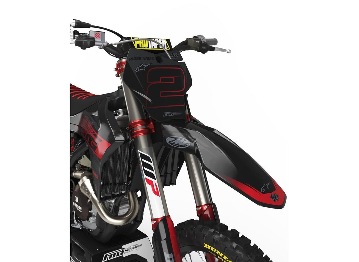 Gas Gas Black Stealth Graphics Kit