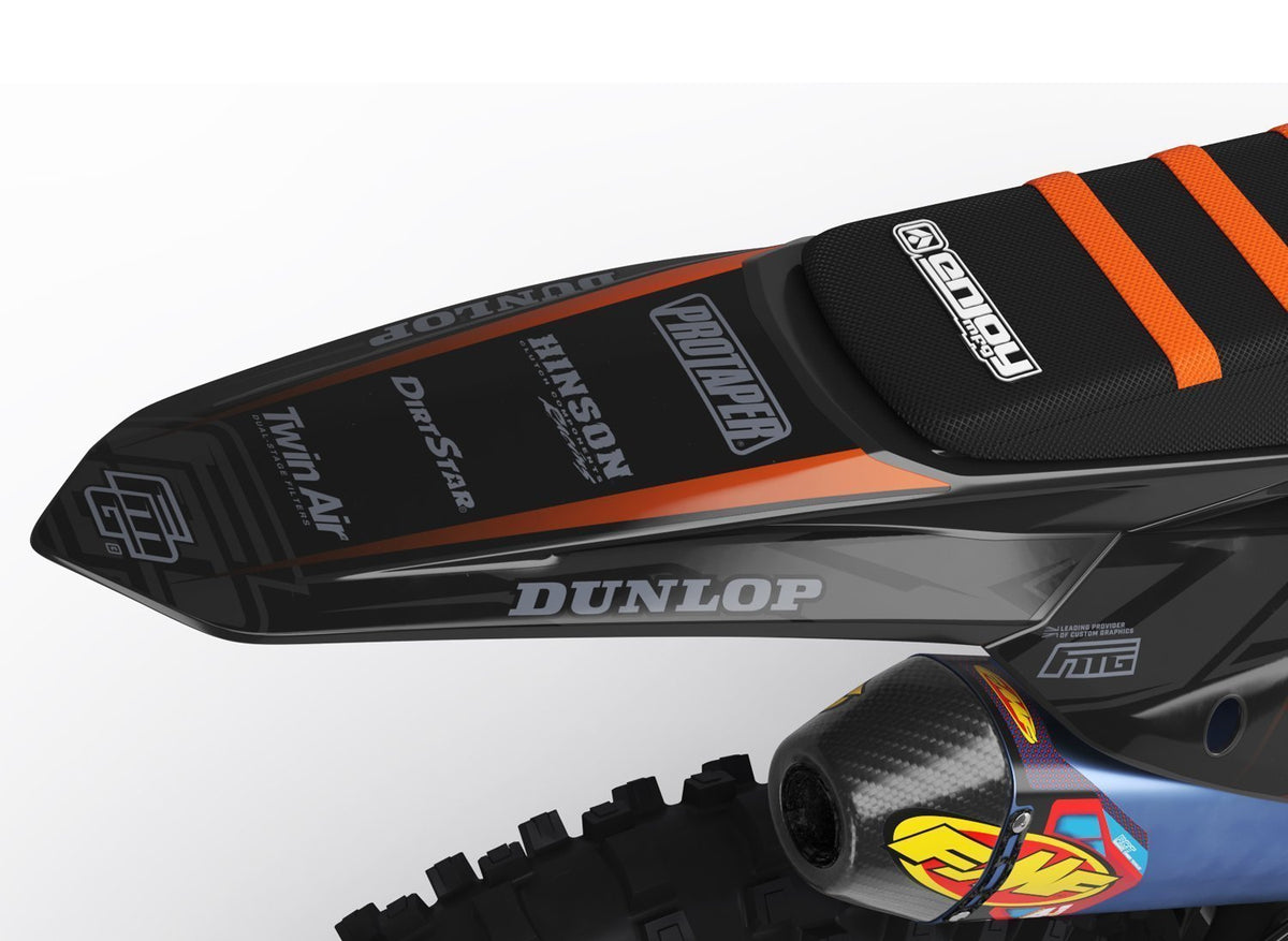 Fits KTM  Black Stealth Graphics Kit