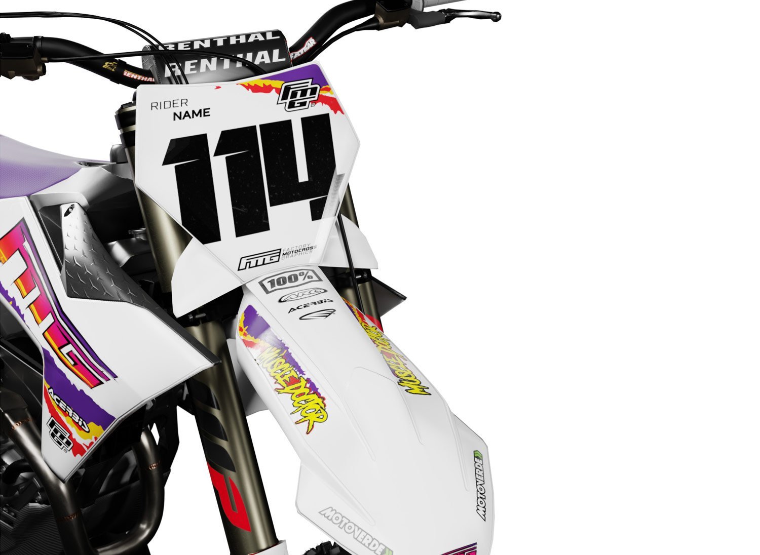 Retro Fits KTM  Graphics Kit