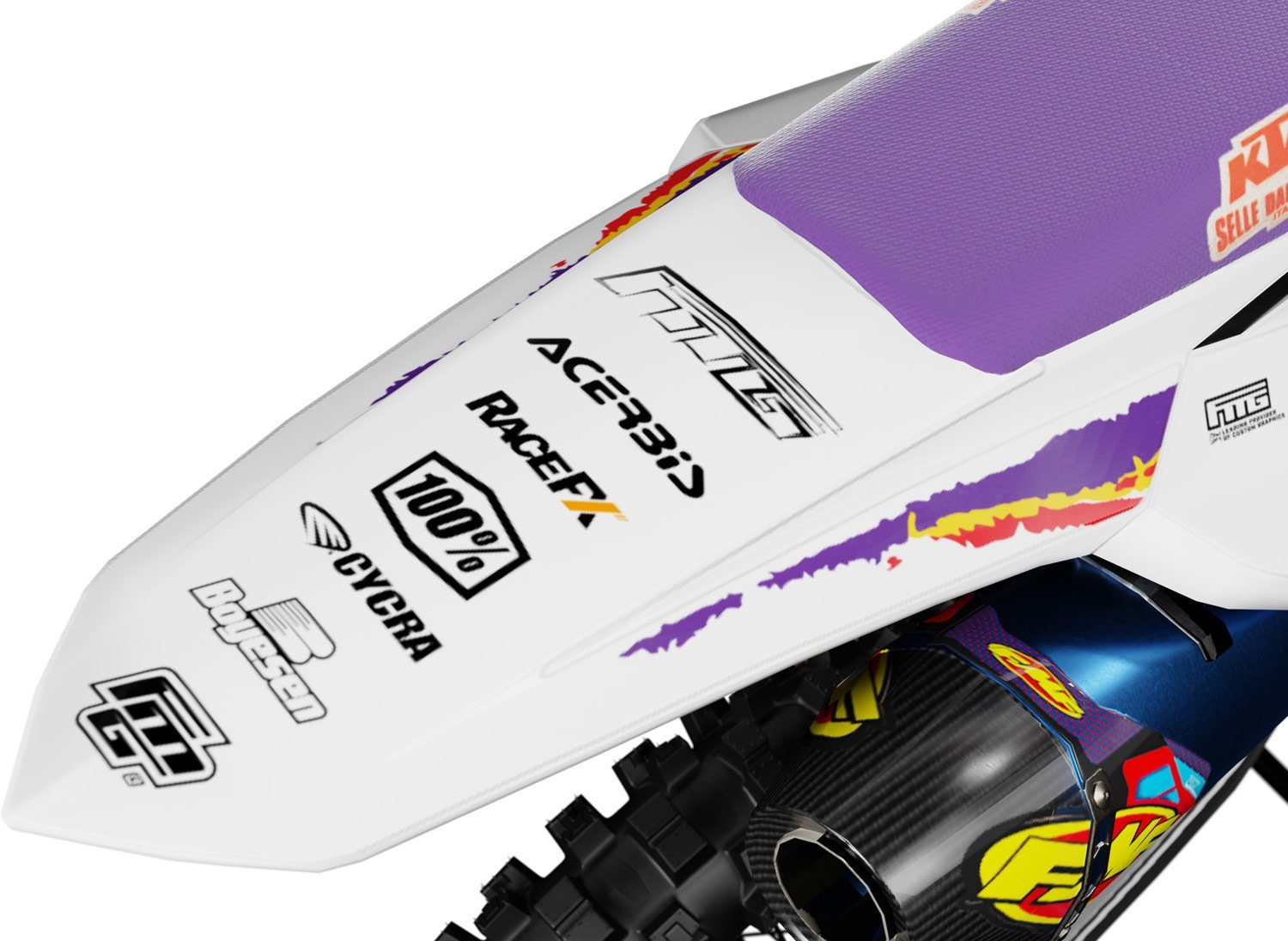 Retro Fits KTM  Graphics Kit