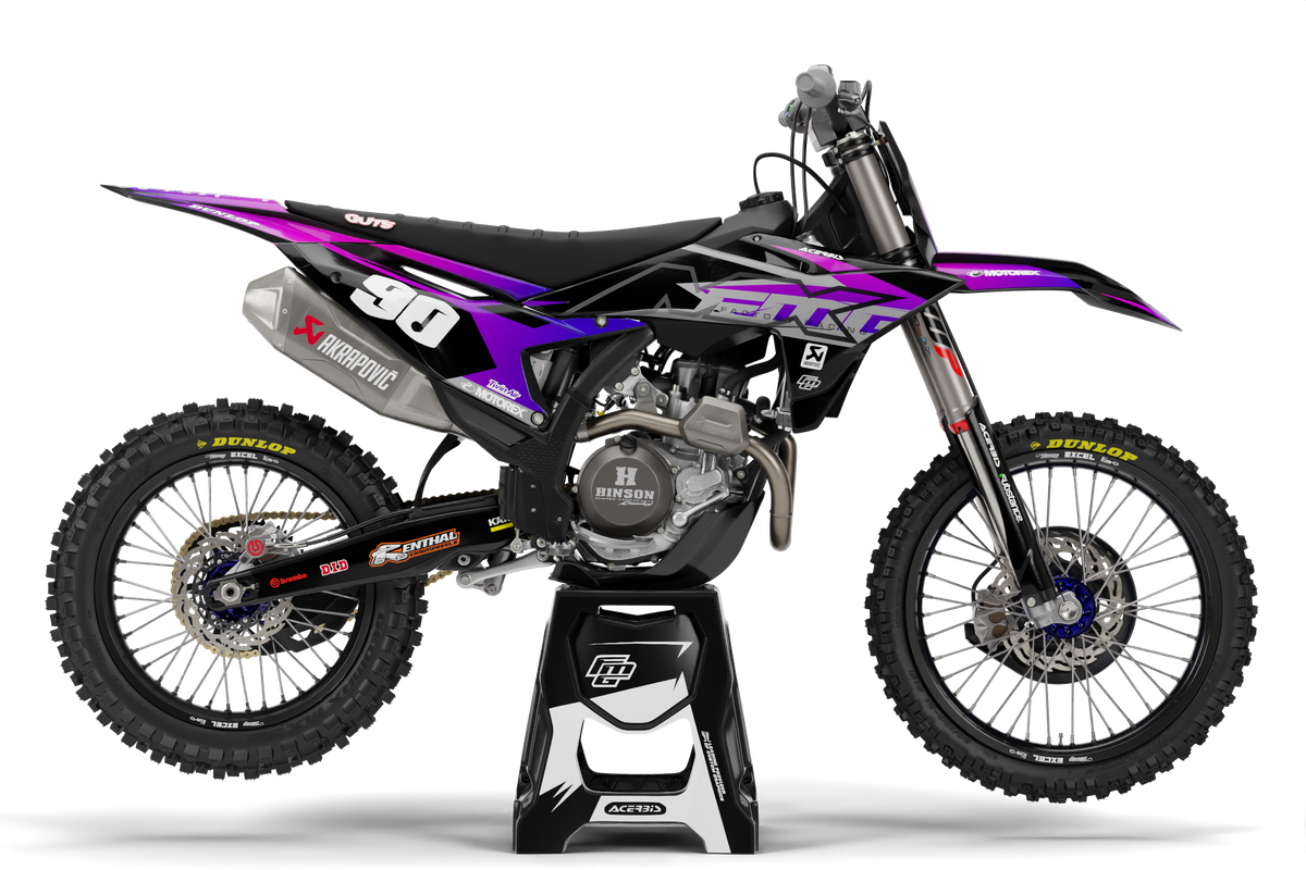 Fits KTM SX / SXF Tagger Purple Graphics Kit