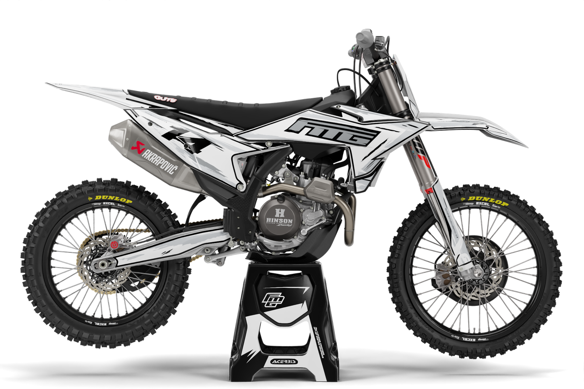 Geschikt voor KTM 2025 TOON BLACK &amp;amp; WHITE GRAPHICS KIT.