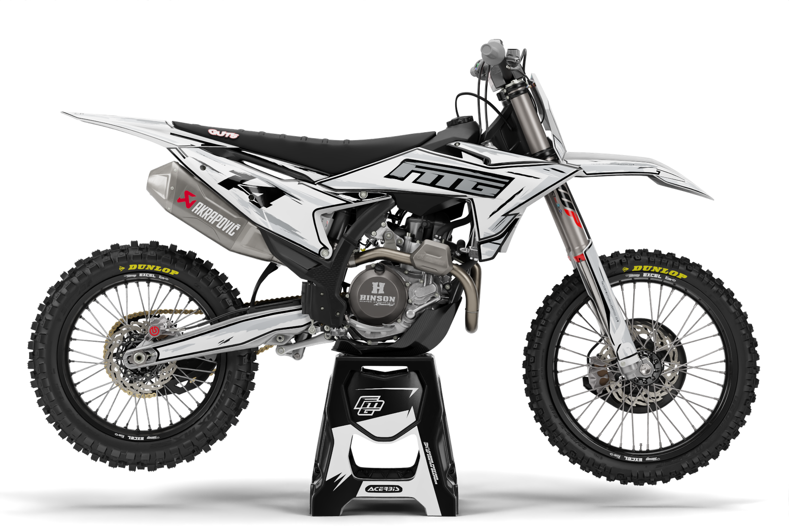 Geschikt voor KTM 2025 TOON BLACK &amp; WHITE GRAPHICS KIT.