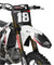 Honda CRF/CR Black White Fusion Graphics Kit